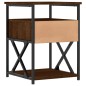 vidaXL Mesita de noche madera de ingeniería marrón roble 40x42x55 cm vidaXL Mesita de noche madera de ingeniería marrón roble 40x42x55 cm