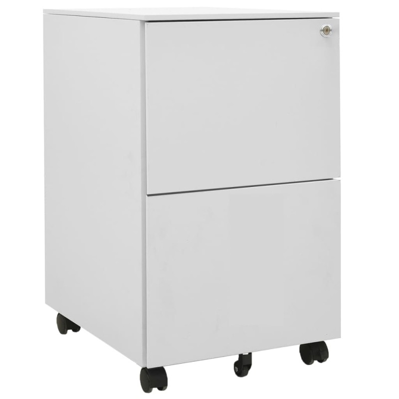 vidaXL Armario archivador acero gris claro 39x45x67 cm vidaXL Armario archivador acero gris claro 39x45x67 cm