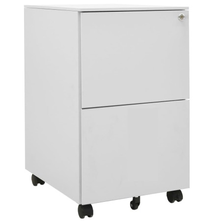 vidaXL Armario archivador acero gris claro 39x45x67 cm