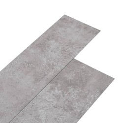 vidaXL Lamas para suelo de PVC autoadhesivas gris tierra 5,02 m² 2mm