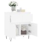 vidaXL Aparador de madera contrachapada blanco 60x35x70 cm vidaXL Aparador de madera contrachapada blanco 60x35x70 cm