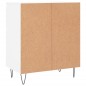 vidaXL Aparador de madera contrachapada blanco 60x35x70 cm vidaXL Aparador de madera contrachapada blanco 60x35x70 cm