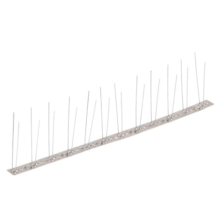 vidaXL Set de 20 hileras pinchos contra pájaros y palomas 2 filas 10 m