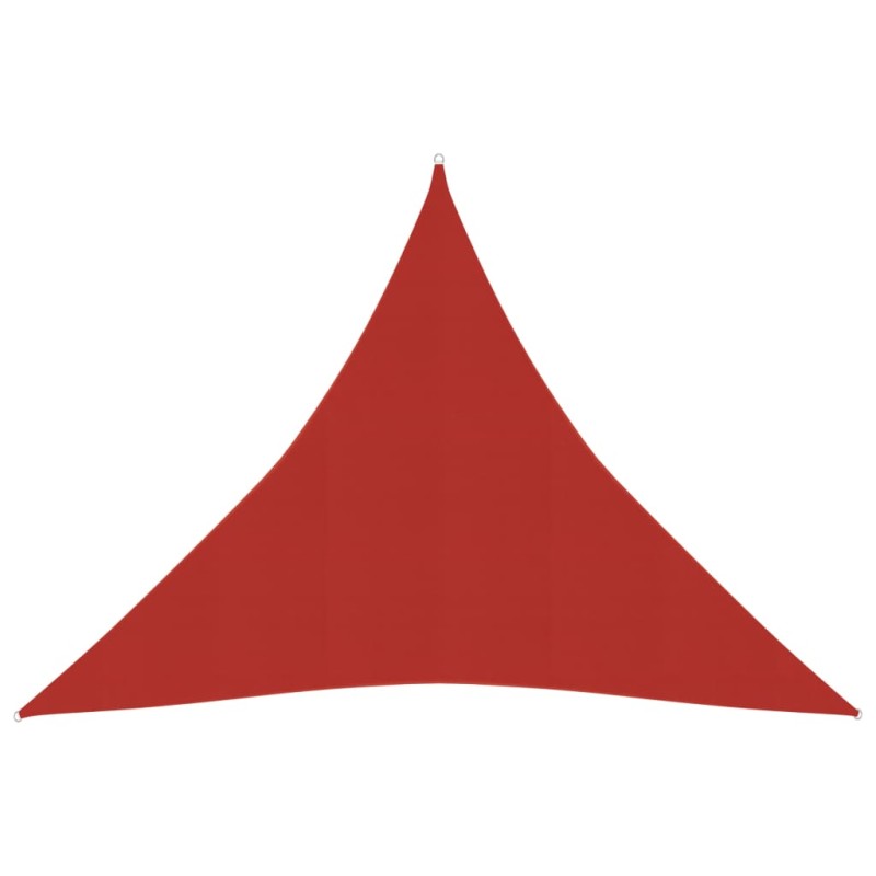 vidaXL Toldo de vela HDPE rojo 160 g/m² 4x4x4 m vidaXL Toldo de vela HDPE rojo 160 g/m² 4x4x4 m