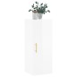 vidaXL Armario de pared blanco brillante 34,5x34x90 cm vidaXL Armario de pared blanco brillante 34,5x34x90 cm
