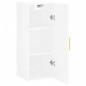vidaXL Armario de pared blanco brillante 34,5x34x90 cm vidaXL Armario de pared blanco brillante 34,5x34x90 cm