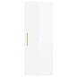 vidaXL Armario de pared blanco brillante 34,5x34x90 cm vidaXL Armario de pared blanco brillante 34,5x34x90 cm