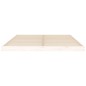 vidaXL Estructura de cama madera maciza de pino blanco 150x200 cm