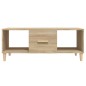 vidaXL Mesa de centro madera contrachapada roble Sonoma 102x50x40 cm vidaXL Mesa de centro madera contrachapada roble Sonoma 102x50x40 cm