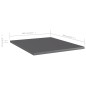 vidaXL Estante estantería 8 uds contrachapada gris brillo 40x50x1,5 cm vidaXL Estante estantería 8 uds contrachapada gris brillo 40x50x1,5 cm