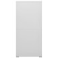 vidaXL Armario archivador de acero gris claro 46x62x133 cm