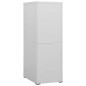 vidaXL Armario archivador de acero gris claro 46x62x133 cm