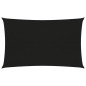 vidaXL Toldo de vela negro HDPE 160 g/m² 2x4,5 m