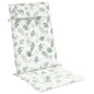 vidaXL Cojines silla respaldo alto 6 uds tela Oxford estampado hojas
