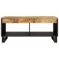 vidaXL Mesa de centro de madera maciza mango 90x50x40 cm vidaXL Mesa de centro de madera maciza mango 90x50x40 cm