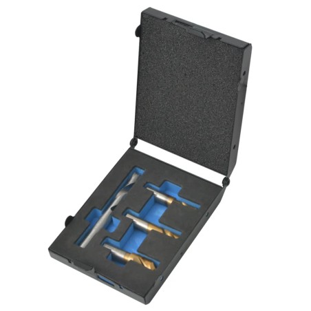 vidaXL Juego de brocas para puntos de soldadura 4 piezas HSS