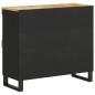 vidaXL Armario auxiliar de madera maciza de mango 85x33x75 cm