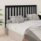vidaXL Cabecero de cama madera maciza de pino negro 166x4x100 cm vidaXL Cabecero de cama madera maciza de pino negro 166x4x100 cm