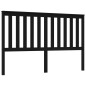 vidaXL Cabecero de cama madera maciza de pino negro 166x4x100 cm vidaXL Cabecero de cama madera maciza de pino negro 166x4x100 cm