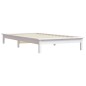 vidaXL Estructura de cama madera maciza de pino blanco 90x200 cm vidaXL Estructura de cama madera maciza de pino blanco 90x200 cm
