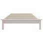 vidaXL Estructura de cama madera maciza de pino blanco 90x200 cm vidaXL Estructura de cama madera maciza de pino blanco 90x200 cm