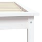 vidaXL Estructura de cama madera maciza de pino blanco 90x200 cm vidaXL Estructura de cama madera maciza de pino blanco 90x200 cm