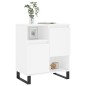 vidaXL Aparador de madera contrachapada blanco 60x35x70 cm vidaXL Aparador de madera contrachapada blanco 60x35x70 cm