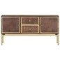 vidaXL Aparador de madera maciza de mango 120x29x60 cm