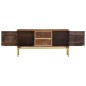 vidaXL Aparador de madera maciza de mango 120x29x60 cm