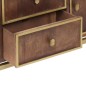 vidaXL Aparador de madera maciza de mango 120x29x60 cm