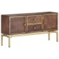 vidaXL Aparador de madera maciza de mango 120x29x60 cm