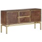 vidaXL Aparador de madera maciza de mango 120x29x60 cm