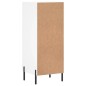 vidaXL Aparador madera de ingeniería blanco 34,5x34x90 cm vidaXL Aparador madera de ingeniería blanco 34,5x34x90 cm