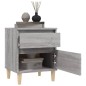 vidaXL Mesitas de noche 2 unidades gris Sonoma 40x35x50 cm vidaXL Mesitas de noche 2 unidades gris Sonoma 40x35x50 cm