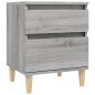 vidaXL Mesitas de noche 2 unidades gris Sonoma 40x35x50 cm vidaXL Mesitas de noche 2 unidades gris Sonoma 40x35x50 cm