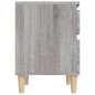 vidaXL Mesitas de noche 2 unidades gris Sonoma 40x35x50 cm vidaXL Mesitas de noche 2 unidades gris Sonoma 40x35x50 cm