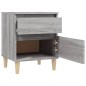vidaXL Mesitas de noche 2 unidades gris Sonoma 40x35x50 cm vidaXL Mesitas de noche 2 unidades gris Sonoma 40x35x50 cm