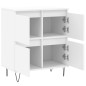 vidaXL Aparador de madera contrachapada blanco 60x35x70 cm vidaXL Aparador de madera contrachapada blanco 60x35x70 cm