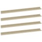 vidaXL Estantes de pared 4 unidades roble Sonoma 100x9x3 cm vidaXL Estantes de pared 4 unidades roble Sonoma 100x9x3 cm