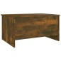 vidaXL Mesa de centro contrachapada roble ahumado 80x55,5x41,5 cm vidaXL Mesa de centro contrachapada roble ahumado 80x55,5x41,5 cm