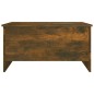 vidaXL Mesa de centro contrachapada roble ahumado 80x55,5x41,5 cm vidaXL Mesa de centro contrachapada roble ahumado 80x55,5x41,5 cm