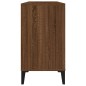 vidaXL Armario de lavabo madera contrachapada marrón roble 80x33x60 cm vidaXL Armario de lavabo madera contrachapada marrón roble 80x33x60 cm