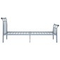 vidaXL Estructura de cama de metal gris 90x200 cm vidaXL Estructura de cama de metal gris 90x200 cm