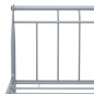 vidaXL Estructura de cama de metal gris 90x200 cm vidaXL Estructura de cama de metal gris 90x200 cm