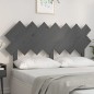 vidaXL Cabecero de cama madera maciza de pino gris 141x3x80,5 cm vidaXL Cabecero de cama madera maciza de pino gris 141x3x80,5 cm