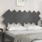 vidaXL Cabecero de cama madera maciza de pino gris 141x3x80,5 cm vidaXL Cabecero de cama madera maciza de pino gris 141x3x80,5 cm
