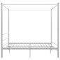 vidaXL Estructura de cama con dosel metal blanco 200x200 cm vidaXL Estructura de cama con dosel metal blanco 200x200 cm