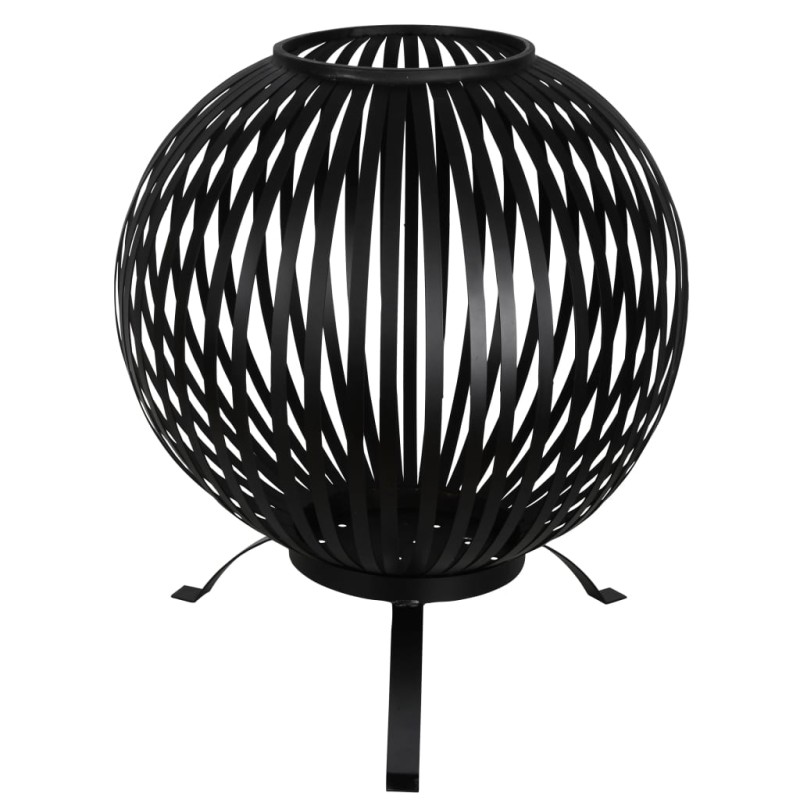 Esschert Design Brasero esfera enrejada acero al carbono negro FF400 Esschert Design Brasero esfera enrejada acero al carbono negro FF400