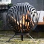 Esschert Design Brasero esfera enrejada acero al carbono negro FF400 Esschert Design Brasero esfera enrejada acero al carbono negro FF400
