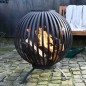 Esschert Design Brasero esfera enrejada acero al carbono negro FF400 Esschert Design Brasero esfera enrejada acero al carbono negro FF400